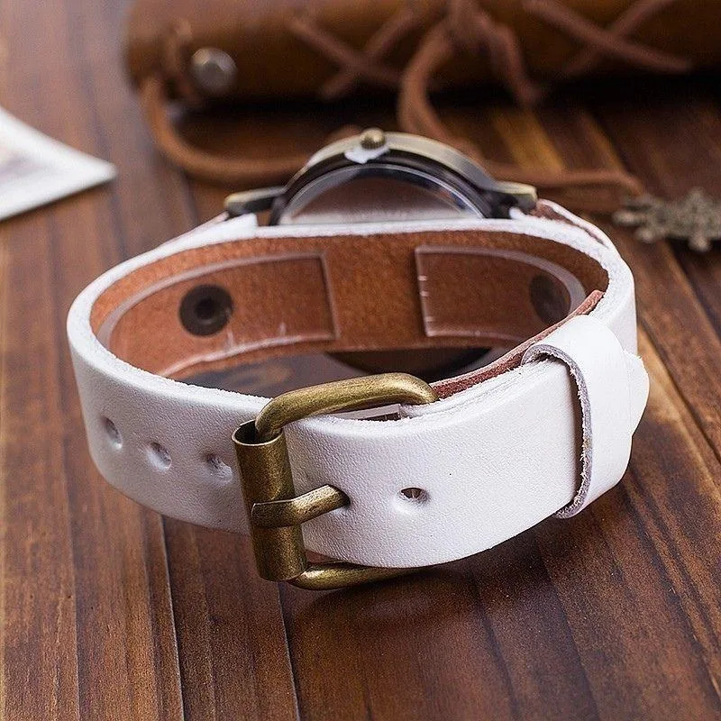 Vue 8 — Montre Bracelet Steampunk Femme