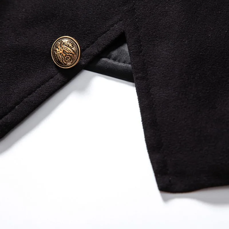 Vue 5 — Gilet de Costume Rétro Noir