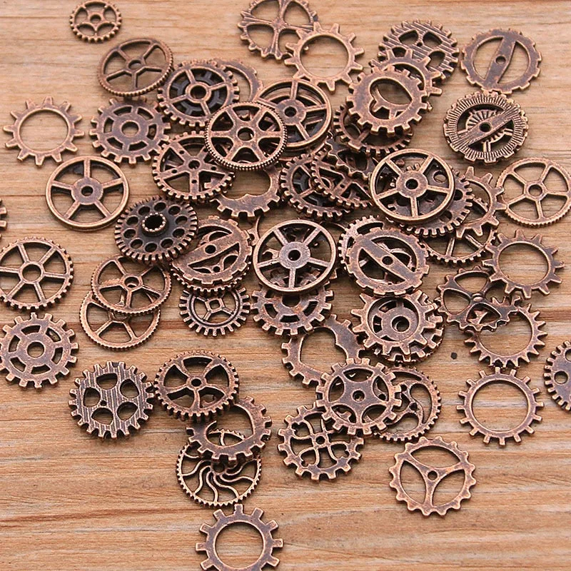Vue 9 — Lot d'Engrenages Steampunk