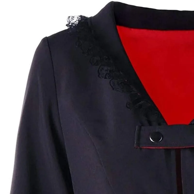 Vue 3 — Veste Style Victorien Femme