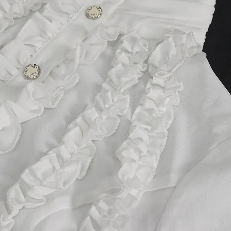 Vue 4 — Blouse Victorienne Femme