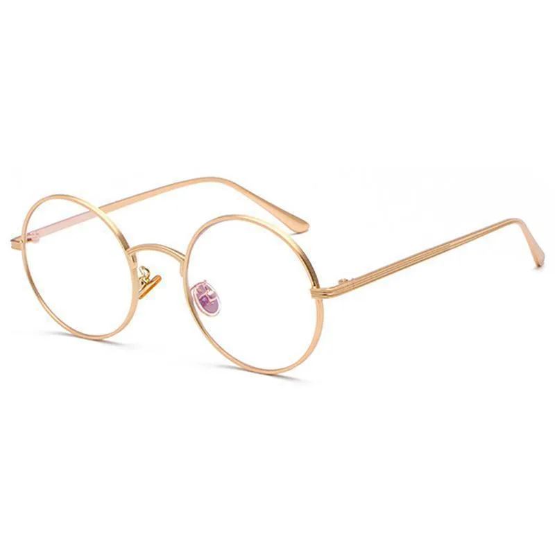 Vue 8 — Lunettes de Soleil Steampunk Vintages Rondes