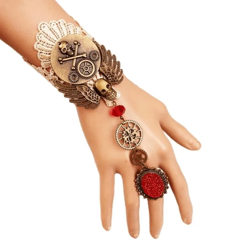 Vue 6 — Bracelet Engrenage Steampunk