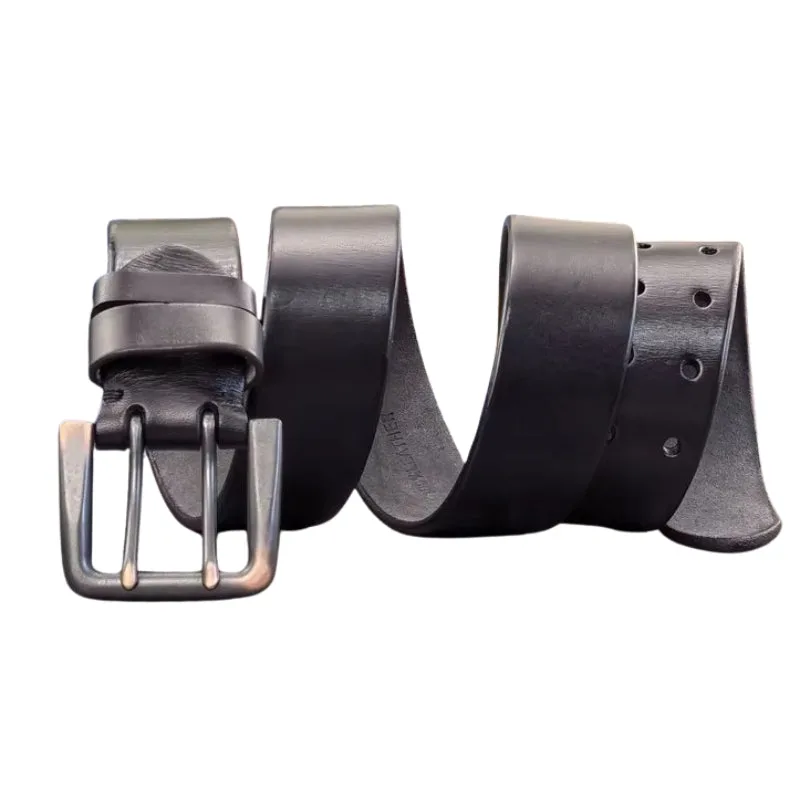 Vue 5 — Ceinture Double Ardillon pour Homme