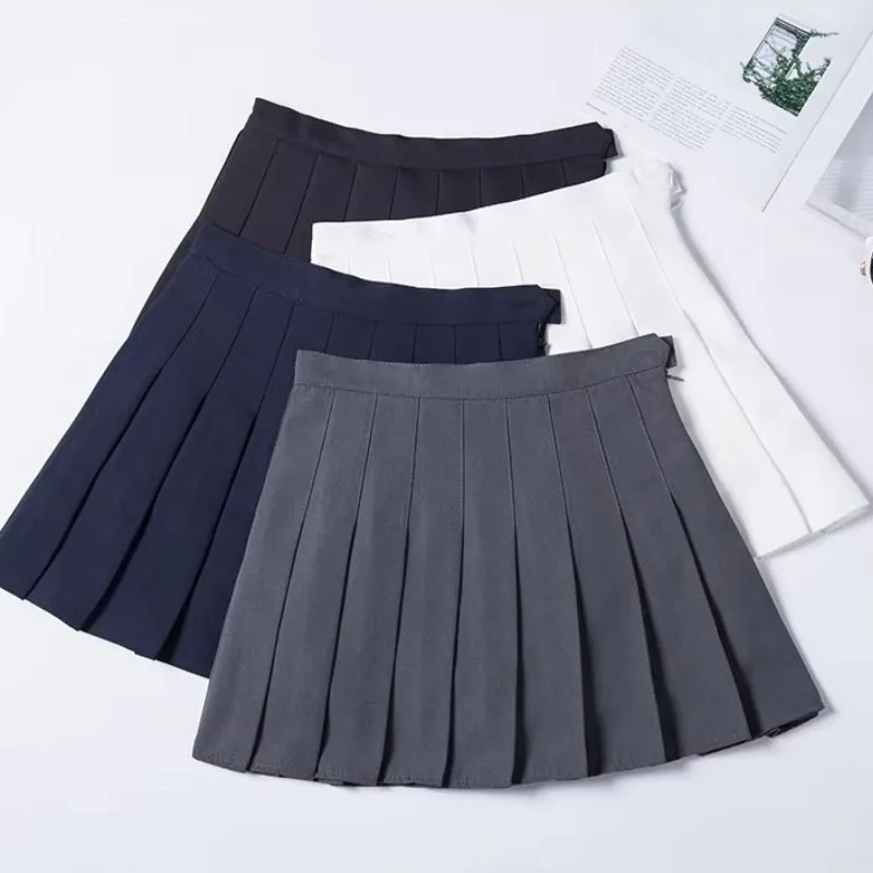 Vue 6 — Mini Jupe Plissée Taille Haute