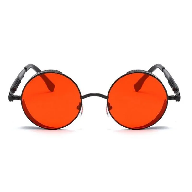 Vue 16 — Lunettes de Soleil Rondes en Métal