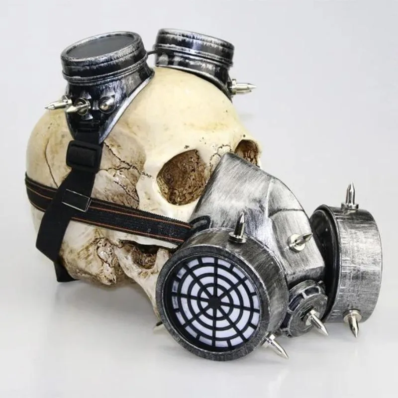 Vue 5 — Masque à Gaz Steampunk