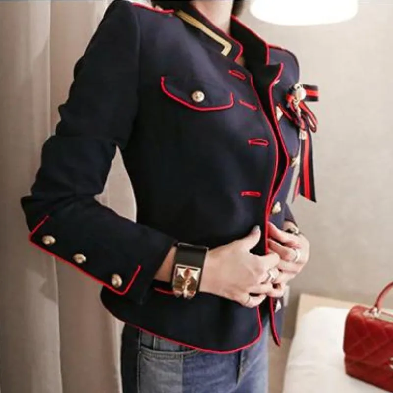 Vue 5 — Veste Militaire Gothique Femme