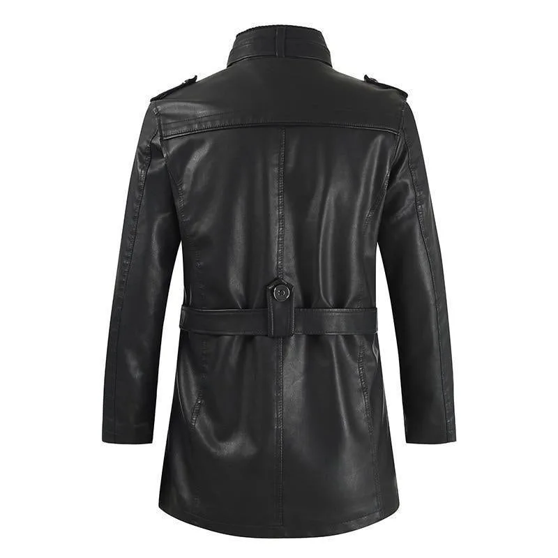 Vue 4 — Veste Steampunk Homme en PU