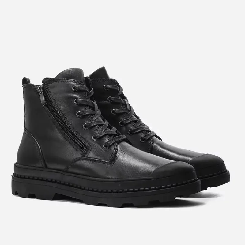 Vue 8 — Bottines Cuir Vintage pour Homme
