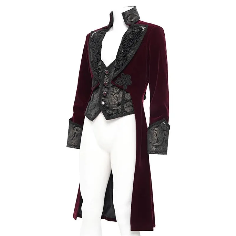 Vue 8 — Manteau Steampunk Redingote Homme