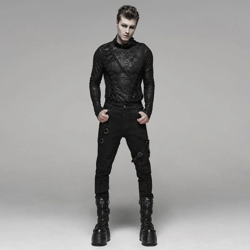 Vue 2 — Pantalon Punk Gothique Homme