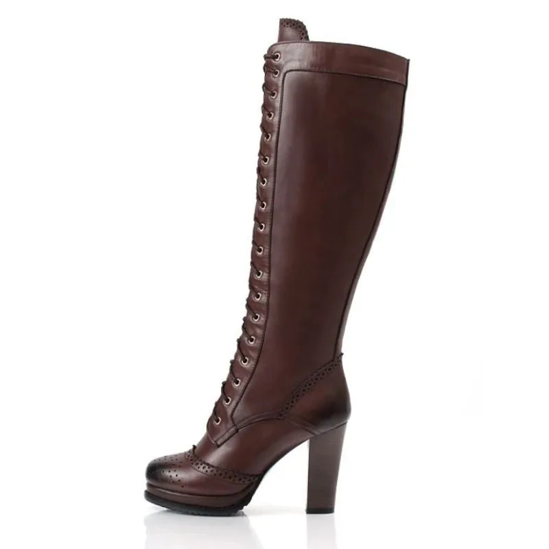 Vue 15 — Bottes Victoriennes en Cuir & Simili