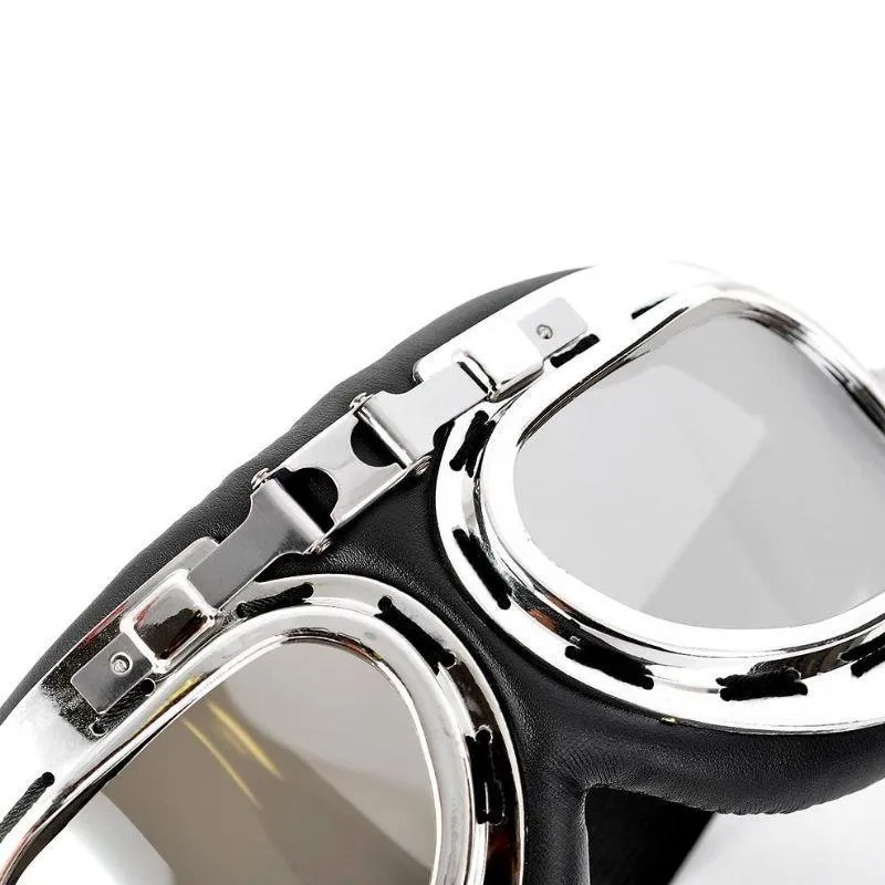 Vue 4 — Lunettes Steampunk Moto