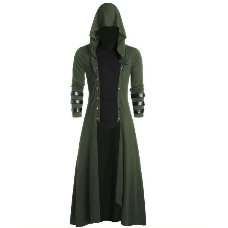 Vue 2 — Veste Steampunk Homme Longue
