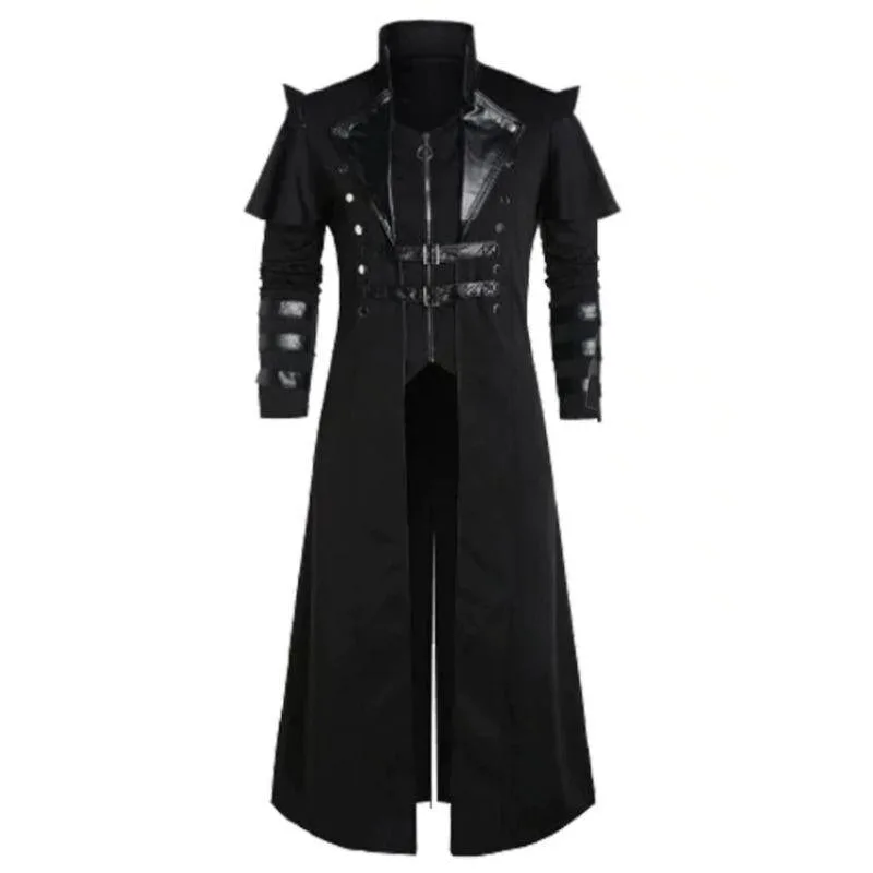 Vue 1 — Veste Steampunk Pirate Longue