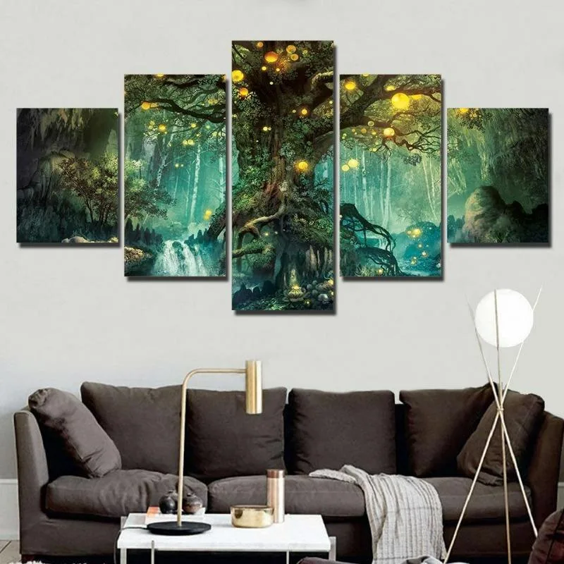 Vue 2 — Tableau XXL Arbre de Vie