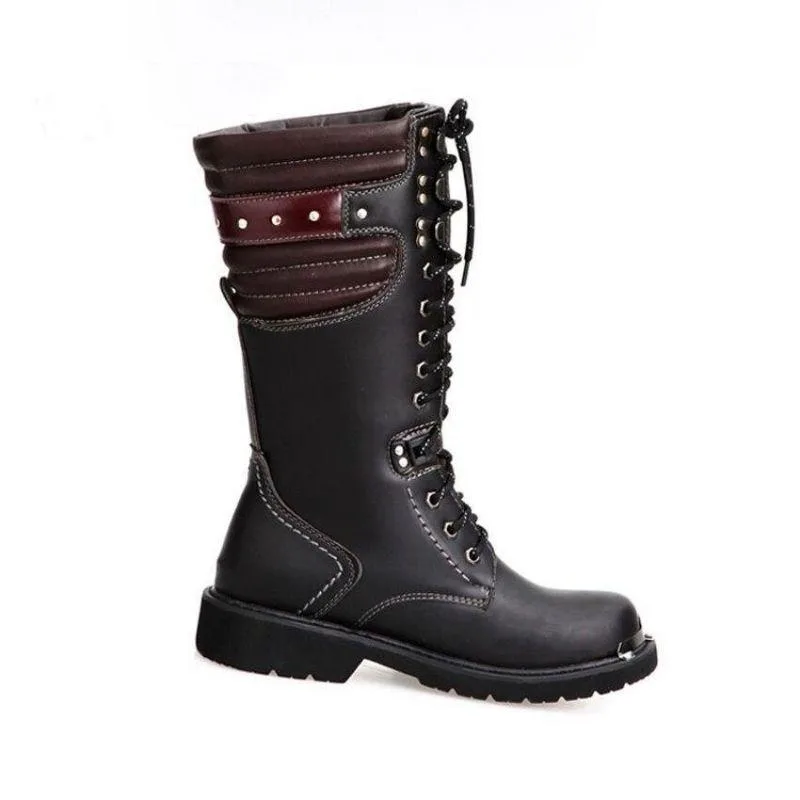 Vue 8 — Bottes Style Steampunk Homme
