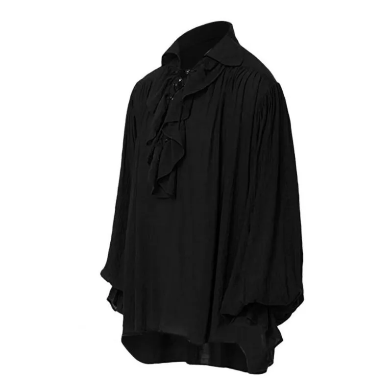 Vue 3 — Chemise Steampunk Homme Noire