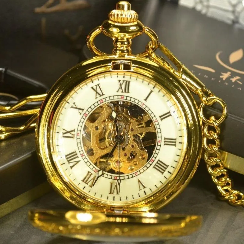 Vue 4 — Montre à Gousset Savonnette Or