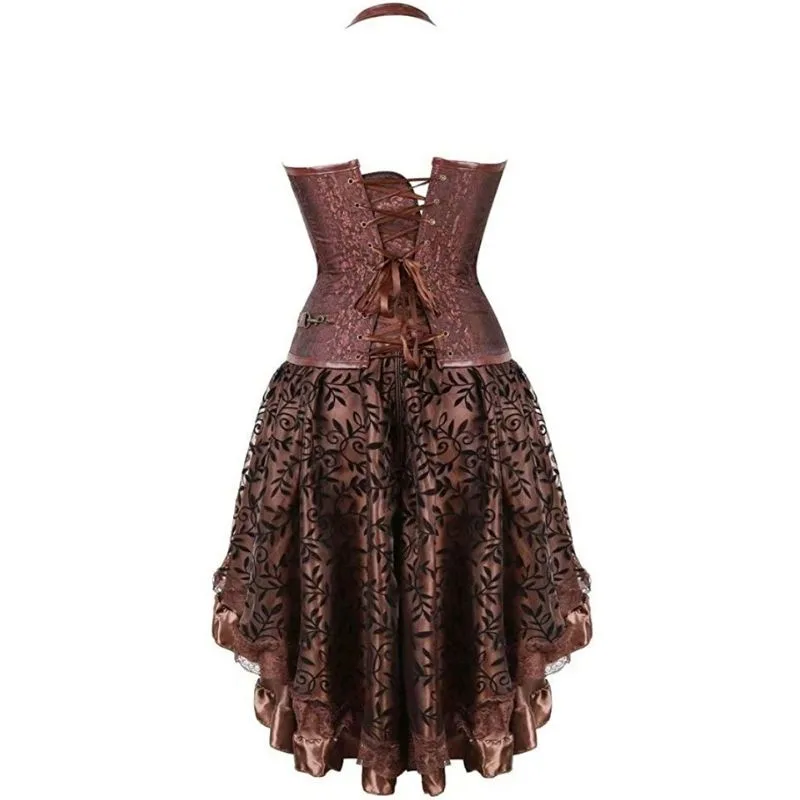 Vue 3 — Robe Steampunk Victorienne