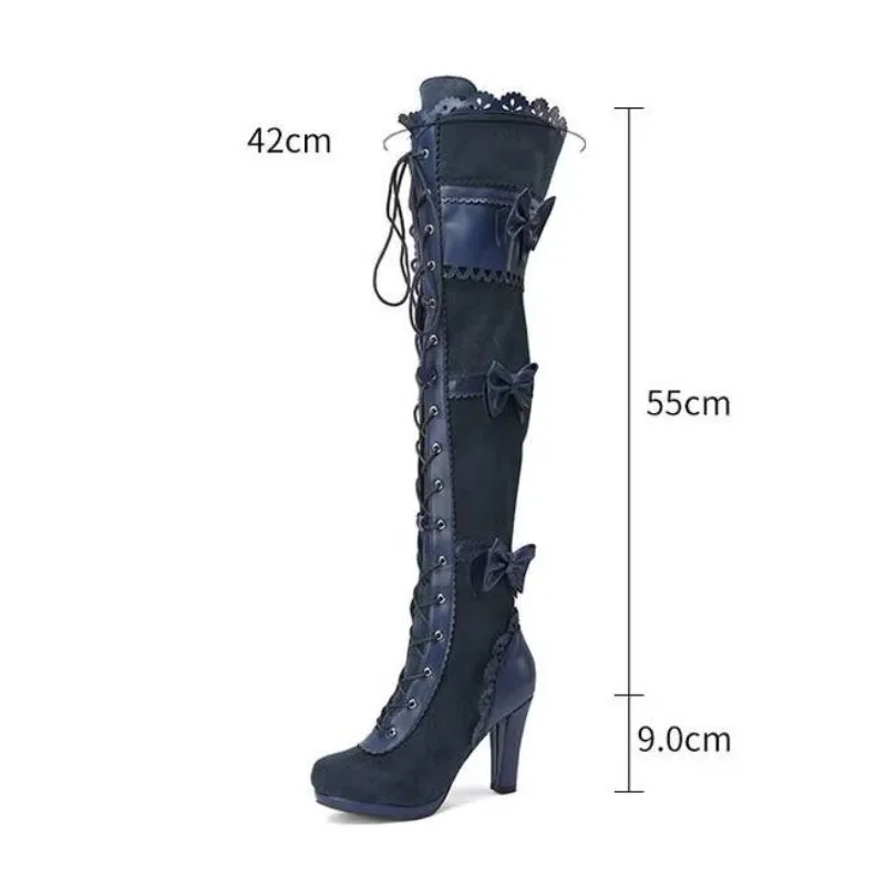 Vue 3 — Bottes Steampunk Dentelle