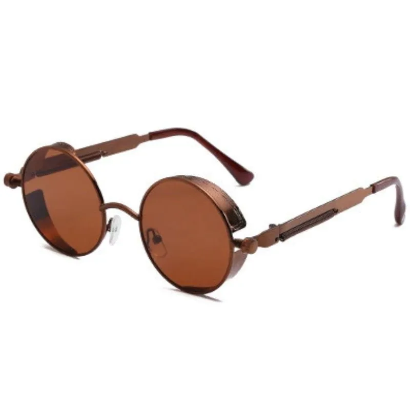 Vue 11 — Lunettes de Soleil Rondes en Métal
