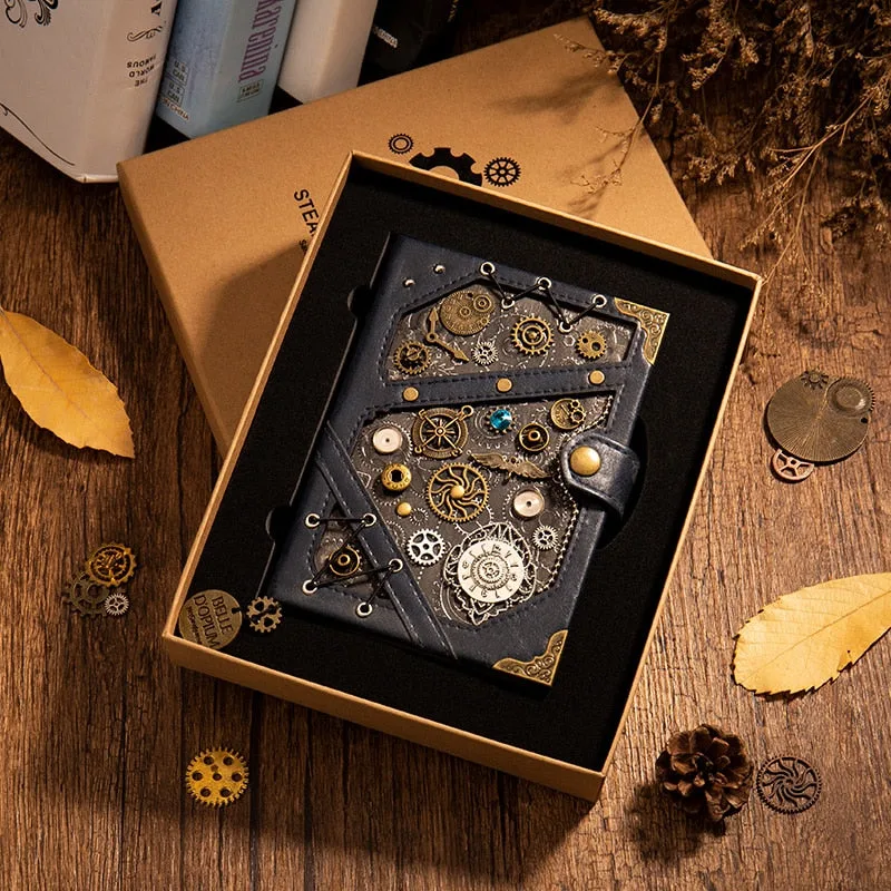 Vue 6 — Carnet de Notes Steampunk