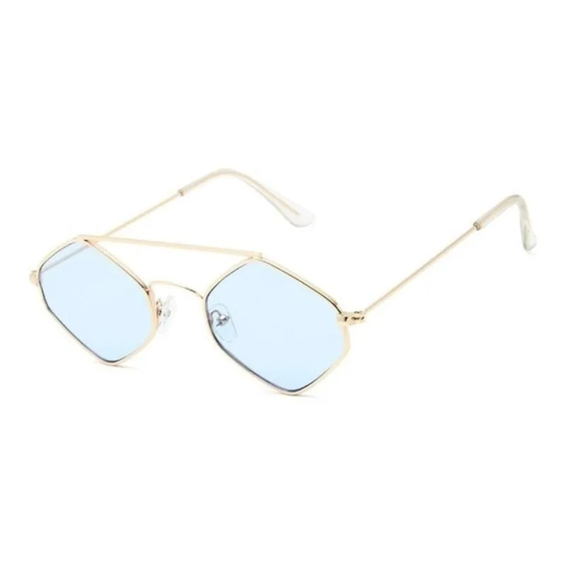 Vue 5 — Lunettes de Soleil Hexagonales Femme