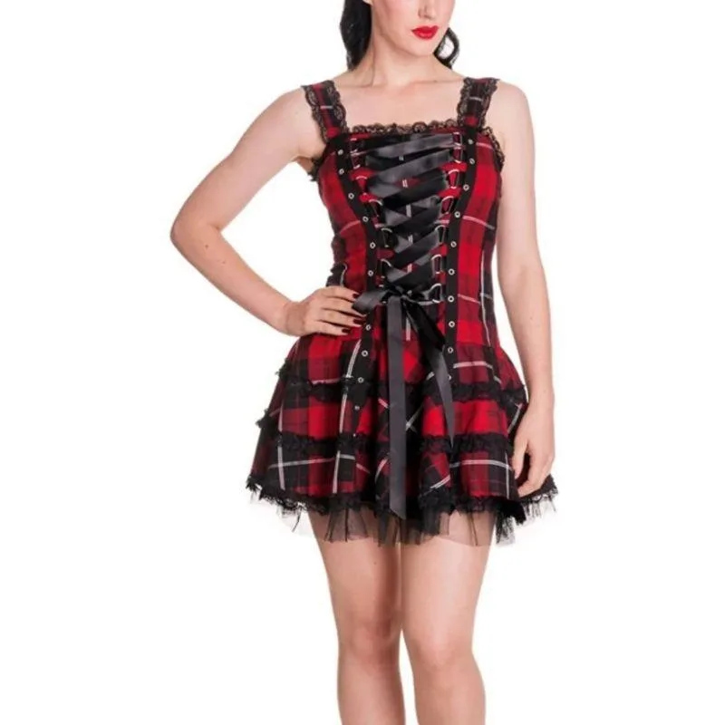 Robe Steampunk Écossaise Gothique