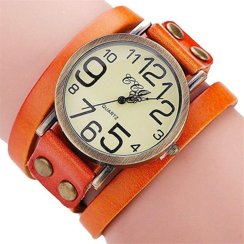 Vue 6 — Montre Bracelet 3 Tours Steampunk