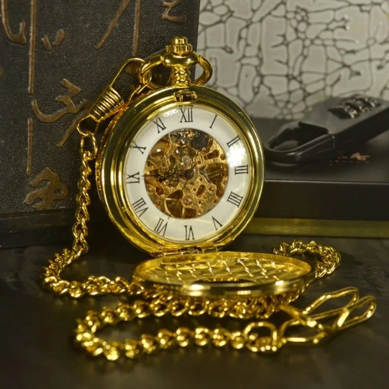 Vue 3 — Montre à Gousset Steampunk Double Face