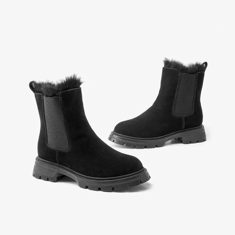 Vue 5 — Chelsea Boots Fourrées