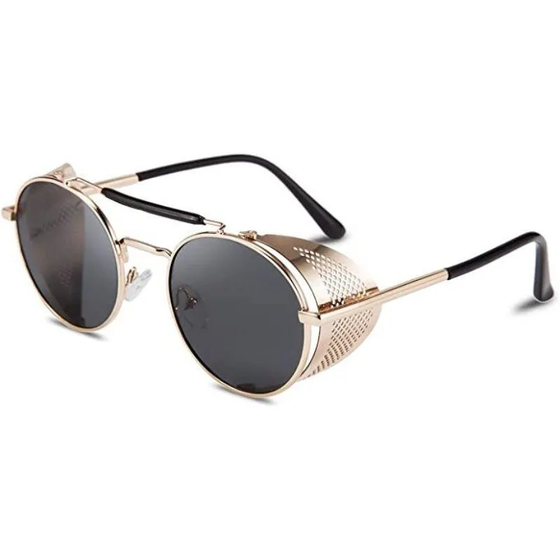 Lunettes de Soleil Rondes Steampunk Lunettes de Soleil Rondes Steampunk