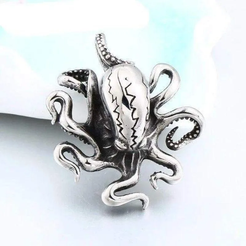 Pendentif Poulpe Steampunk