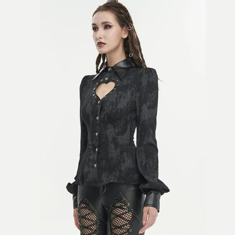 Vue 9 — Chemise Steampunk Col Ouvert