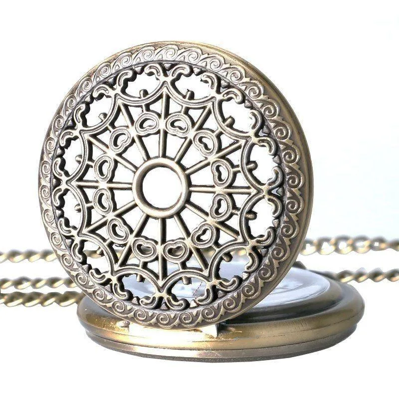 Vue 3 — Montre Pendentif Femme Vintage