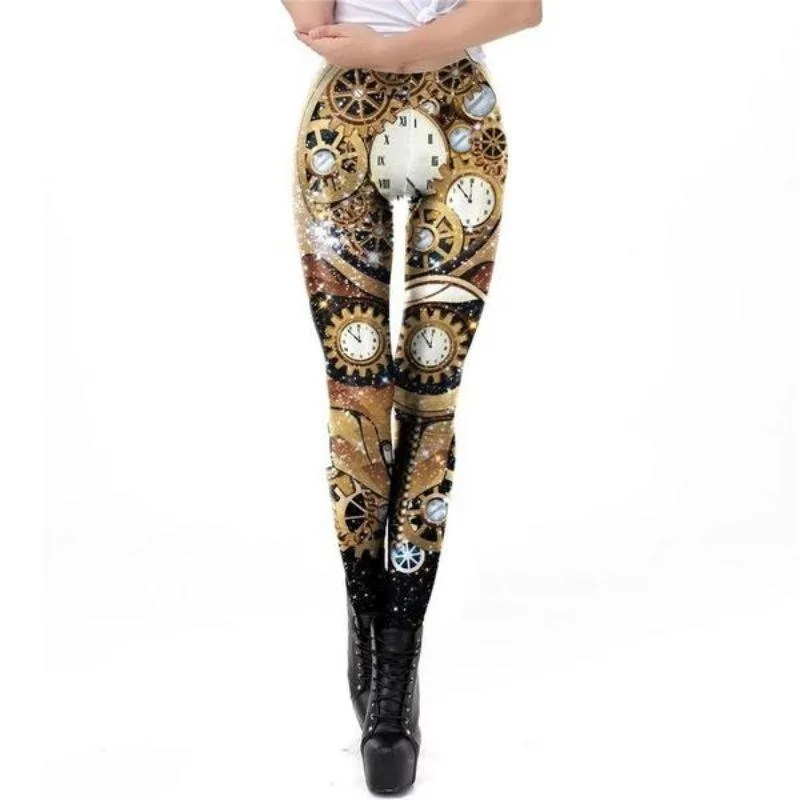 Vue 3 — Legging Steampunk Horloge