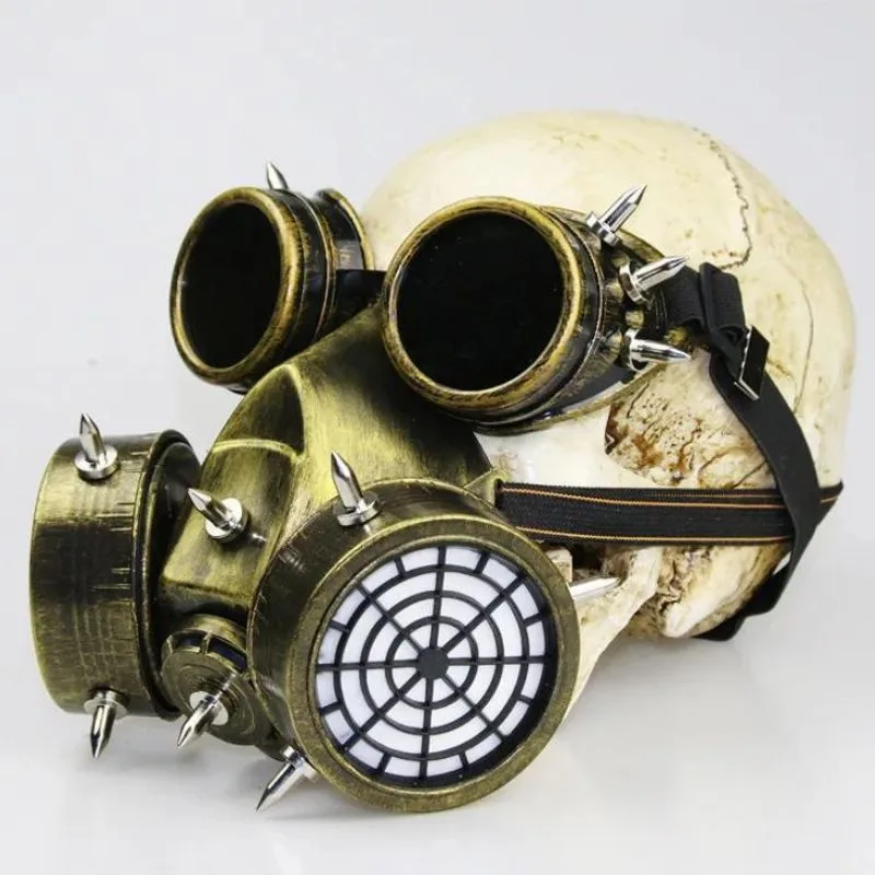 Vue 9 — Masque à Gaz Steampunk
