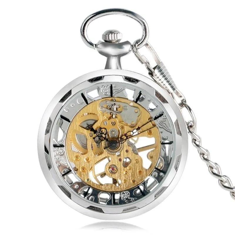 Vue 2 — Montre à Gousset avec Mécanisme Apparent