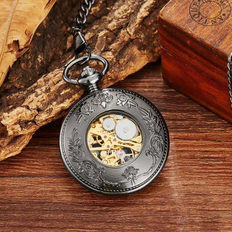 Vue 3 — Montre à Gousset Steampunk Dragon