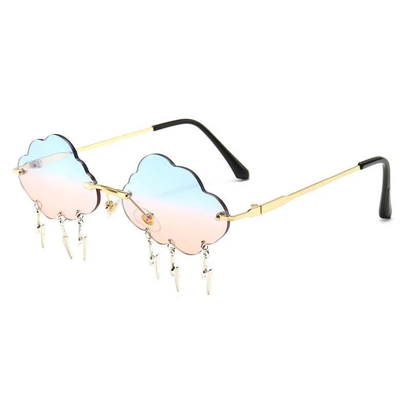 Vue 5 — Lunettes de Soleil Forme Nuage
