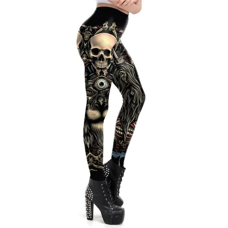 Vue 2 — Legging Tête de Mort