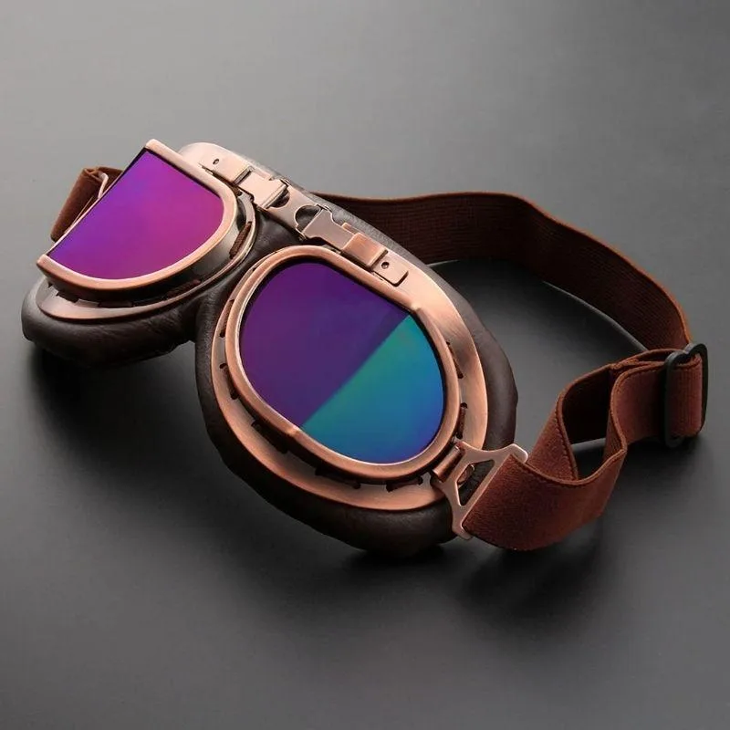 Vue 2 — Lunettes Aviateur Steampunk