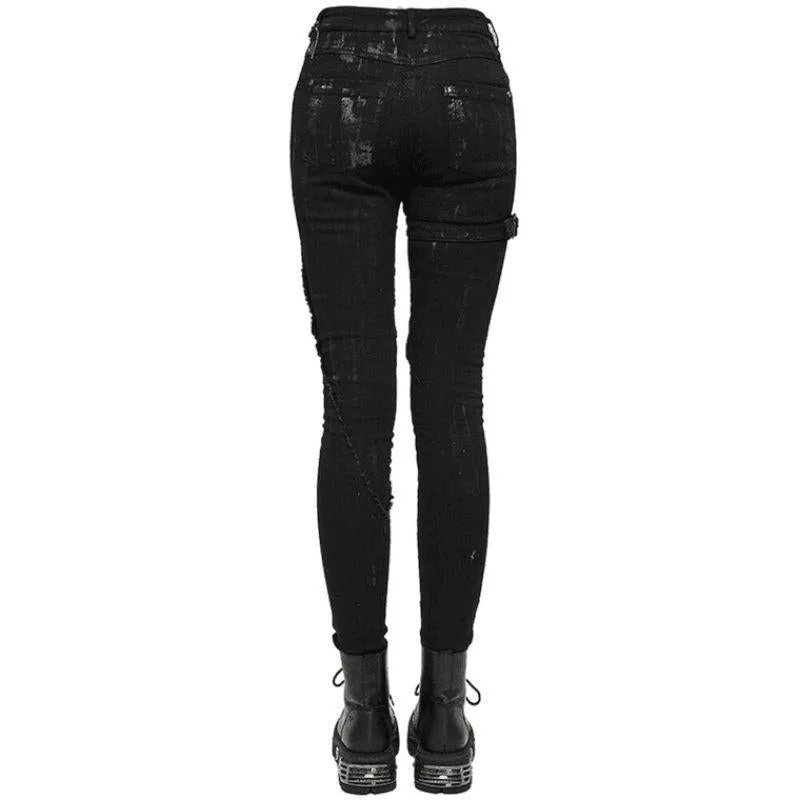Vue 2 — Pantalon Steampunk Rock Femme