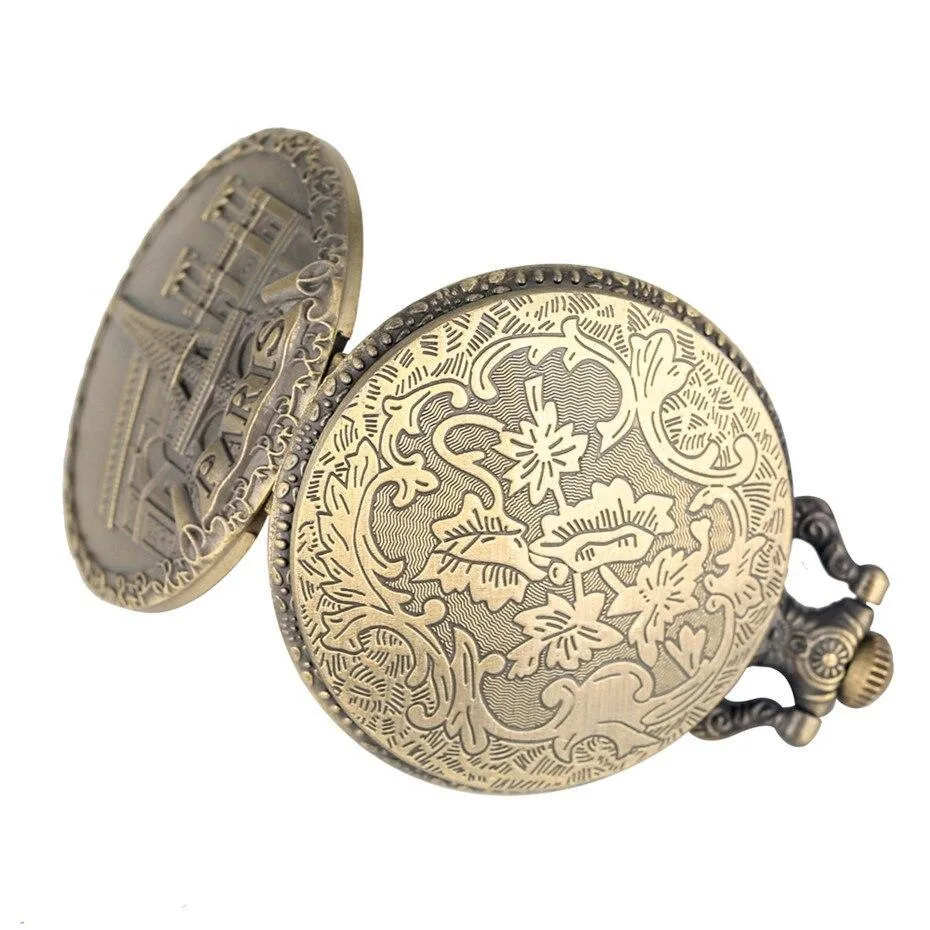 Vue 3 — Montre à Gousset Steampunk Paris