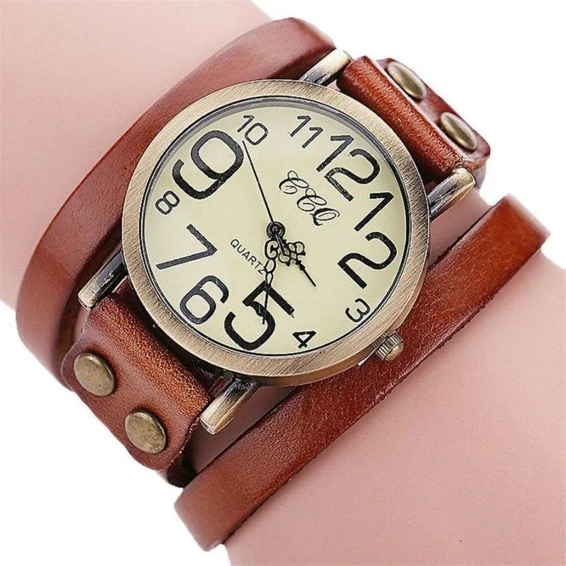 Vue 3 — Montre Bracelet 3 Tours Steampunk