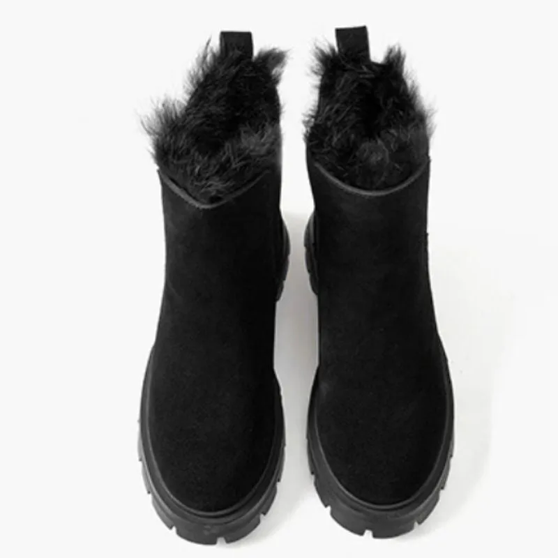 Vue 3 — Chelsea Boots Fourrées
