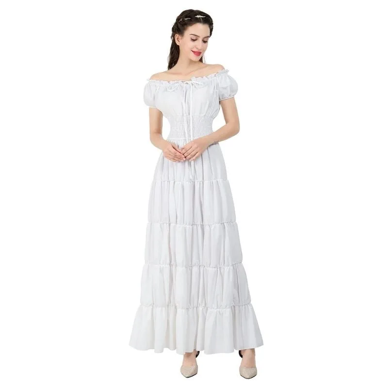 Vue 3 — Robe Steampunk Blanche