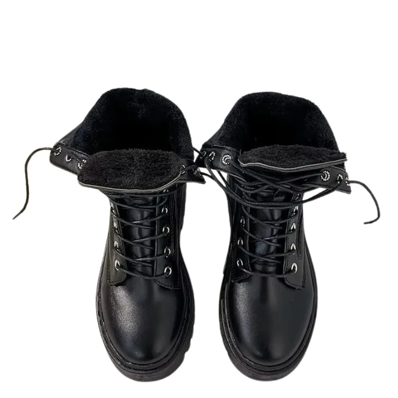 Vue 3 — Bottines Plateforme à Lacets